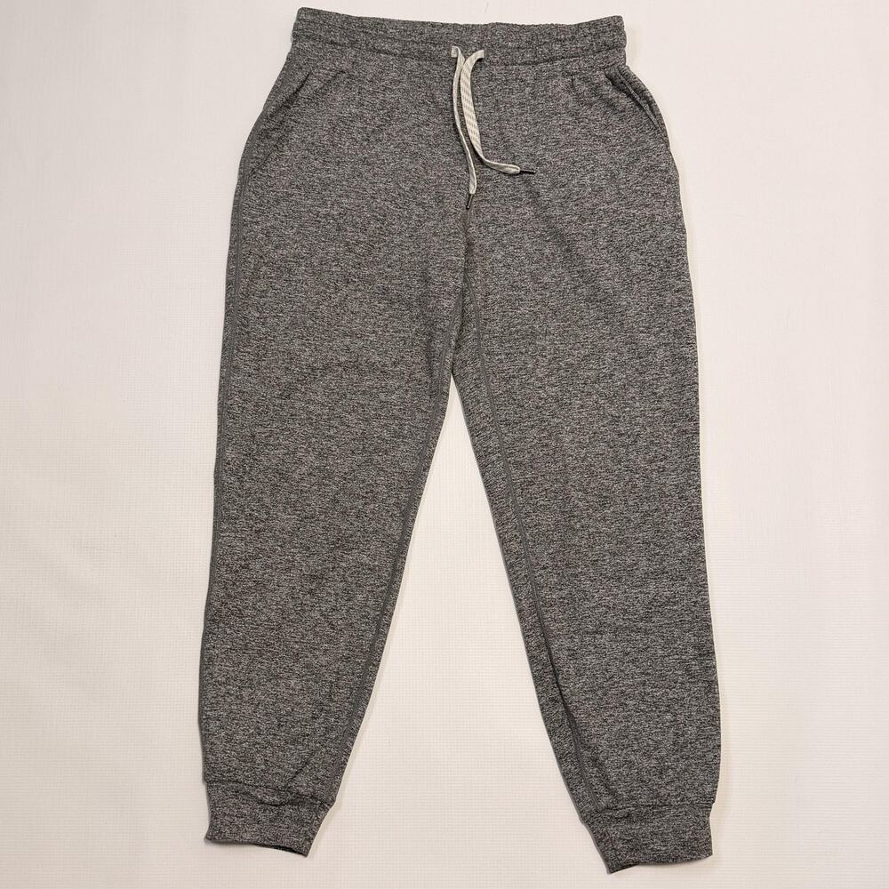 Vuori Performance Jogger Pants Womens Small Gray Elastic Waist Cuffed Lounge